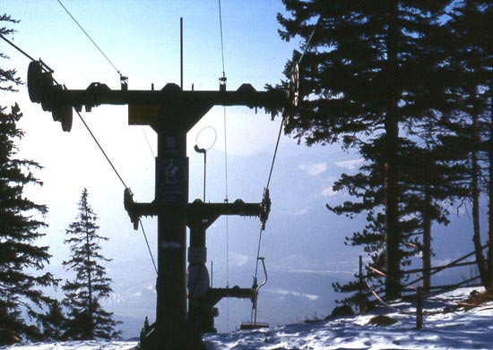 Sesselbahn Hohe Wand, Bergstation Plackles