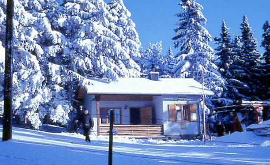 Winter auf der Bergstation Plackles, Hohe Wand