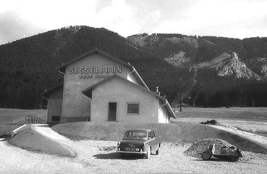 Sesselbahn Hohe Wand, Talstation Grünbach