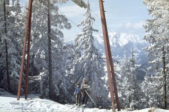 Hohe Wand, Plackleslift - Ausstiegsstelle